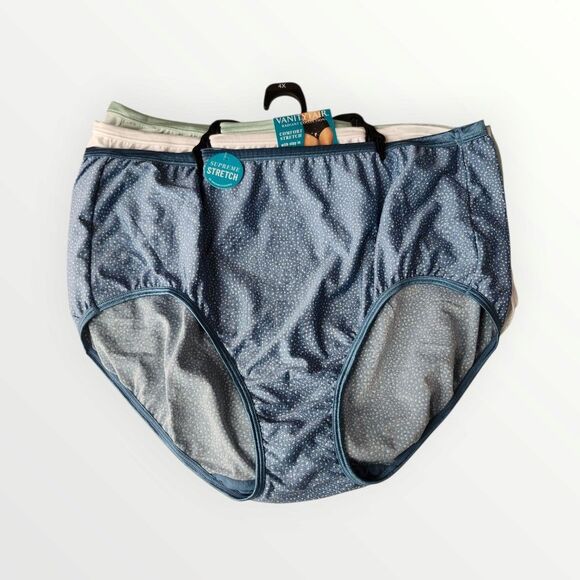 Vanity Fair Radiant Comfort Women's  Brief Underwear Panties 11/4XL Lot  of 3 - Picture 1 of 3